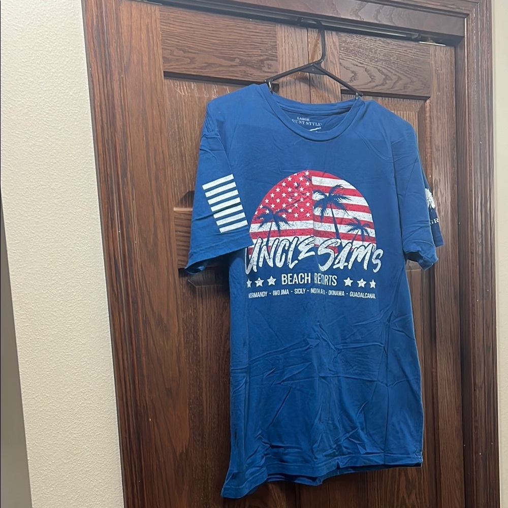Grunt Style Blue Uncle Sam's Beach Party Shirt